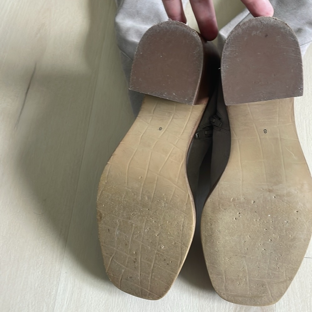 Seychelles Anthropologie taupe Overheard Suede Over-The-Knee Boot - Picture 14 of 16